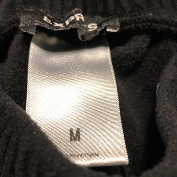 EXPRESS High Waisted Velour Joggers - Picture 5 of 6